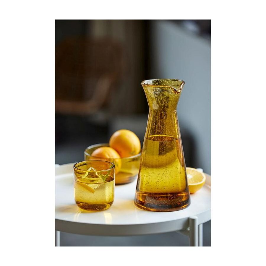 Lyngby Glas Valencia Karaffel 1,1 L, Amber