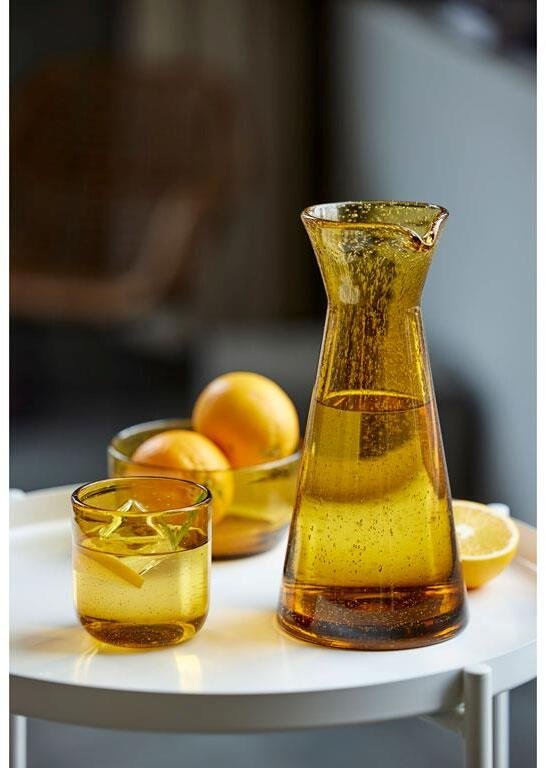 Lyngby Glas Valencia Karaffel 1,1 L, Amber