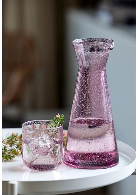 Lyngby Glas Valencia Karaffel Pink 1,1 L