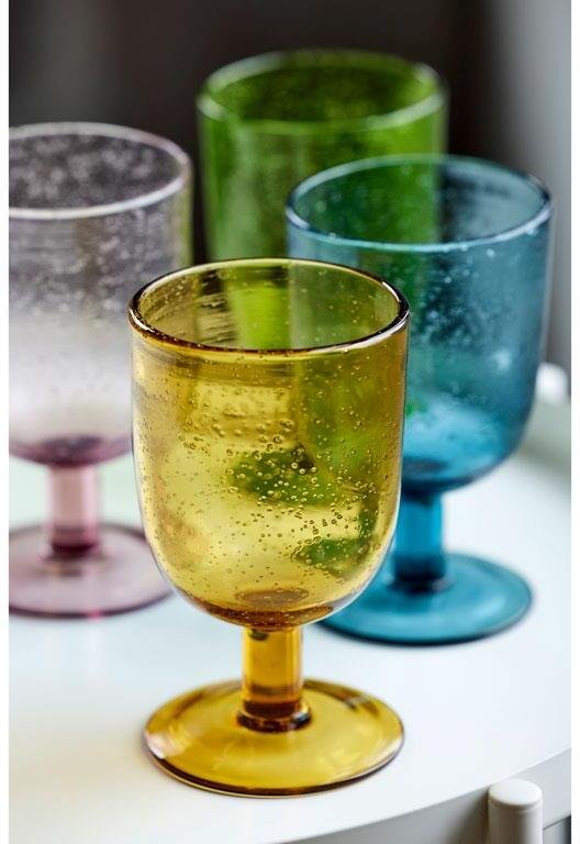 Lyngby Glas Valencia Vandglas m. Fod 37 cl, Grn