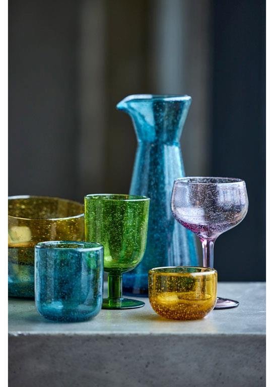 Lyngby Glas Valencia Vandglas m. Fod 37 cl, Grn
