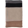 Sdahl Bold Knit Decke 130x170 cm, Braun/Grau