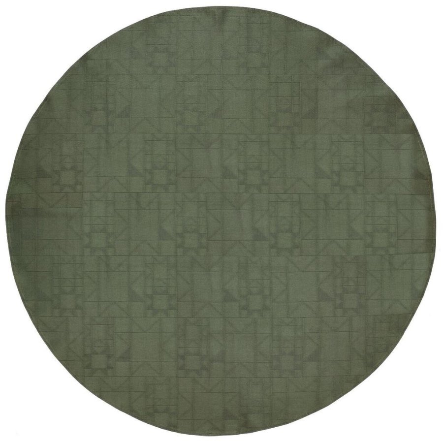 Sdahl Star Damask Weihnachtsbaumdecke 120 cm, Forest Green