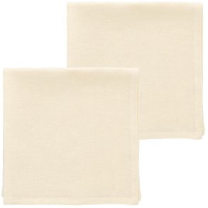 Sdahl Pure Linen Stofservietter 2 stk. 45x45 cm, Ecru