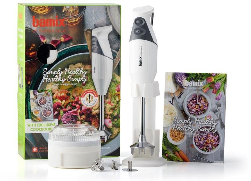 Bamix Simply Healthy Stavblender, Hvid
