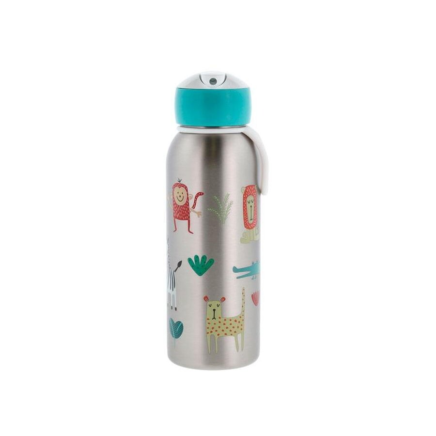 Mepal Flip-up Campus Trinkflasche 350 ml, Animal Friends