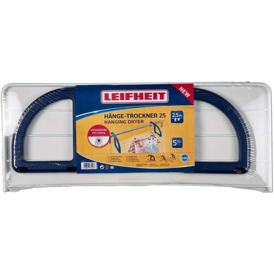 Leifheit Classic 25 Trrestativ, Hvid/Bl