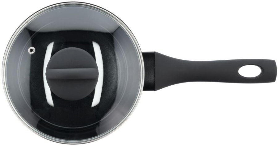 Pillivuyt Gourmet Ceramica Kasserolle 1,8 L, Schwarz