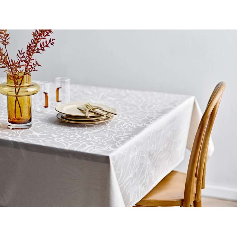 S&ouml;dahl Abstract leaves Damask Stofserviet 4 stk. 45x45 cm, Beige