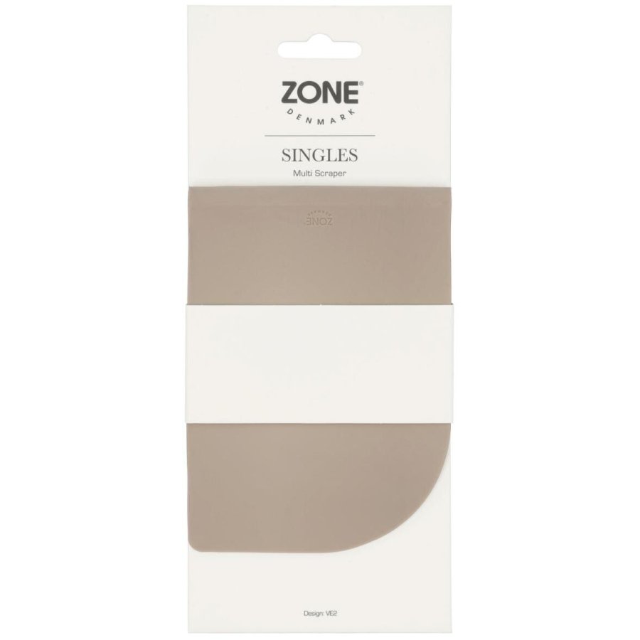 Zone Denmark Singles Multiscraper 14x10 cm, Soft Taupe