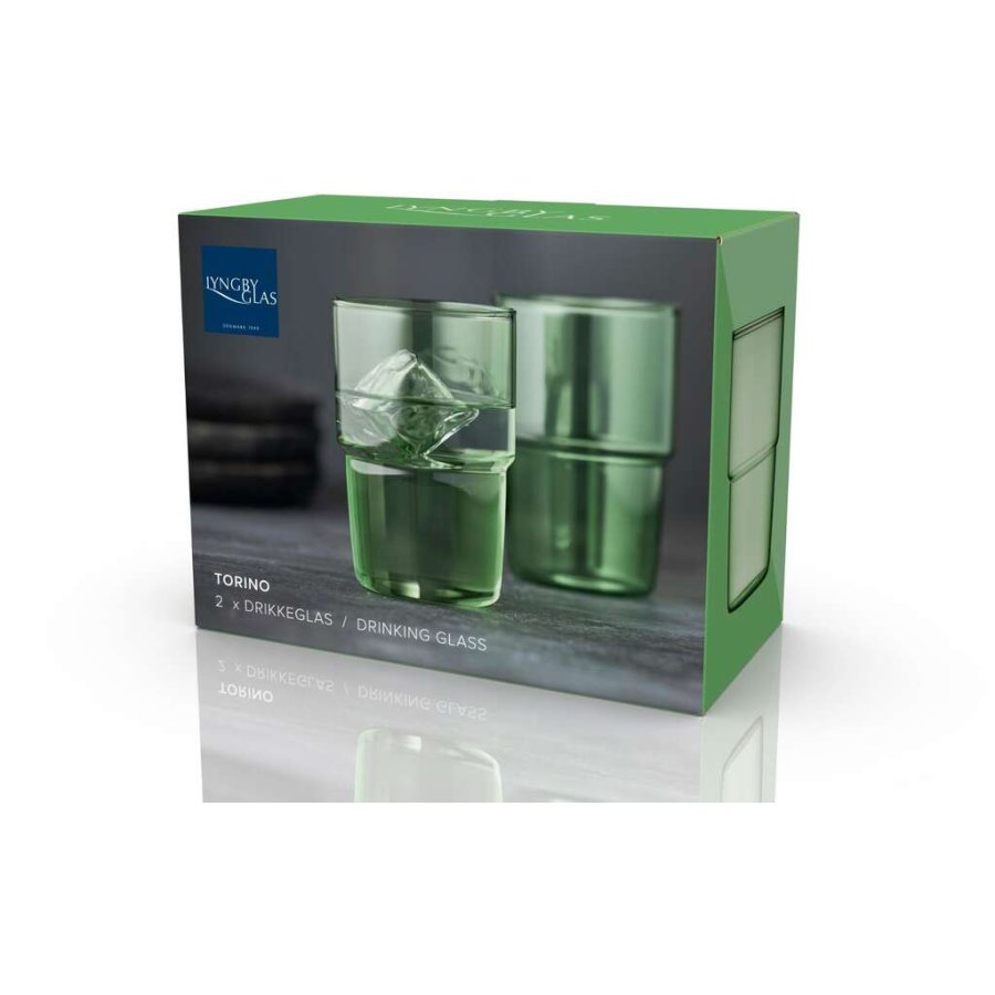 Lyngby Glas Torino Drikkeglas 2 stk. 40 cl, Grn