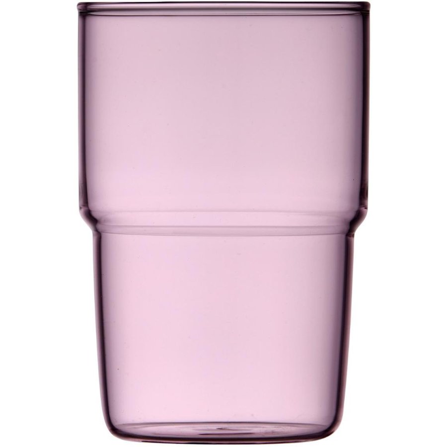 Lyngby Glas Torino Drikkeglas 2 stk. 40 cl, Pink