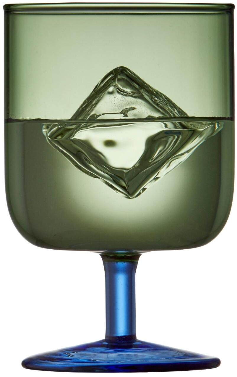 Lyngby Glas Torino Vinglas 2 stk. 30 cl, Grn/Bl