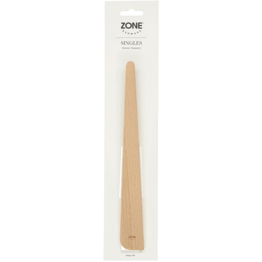 Zone Denmark Singles Lebensmittelpinzette 26 cm, Buche