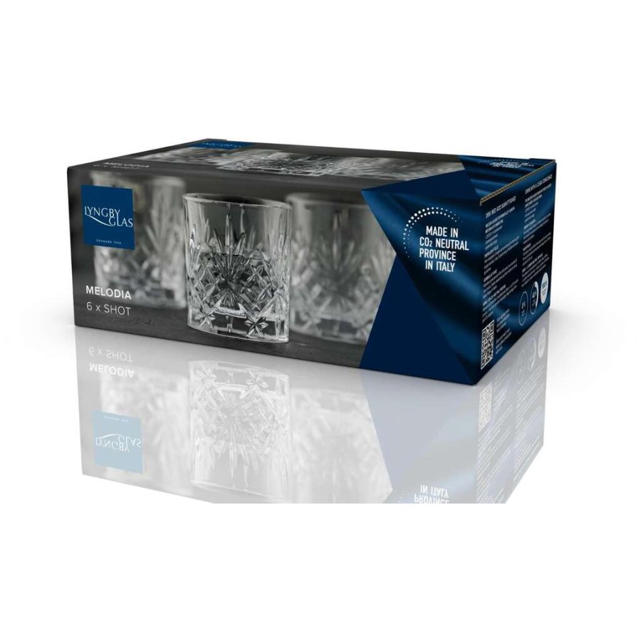 Lyngby Glas Melodia Shotglas 6 stk. 8 cl