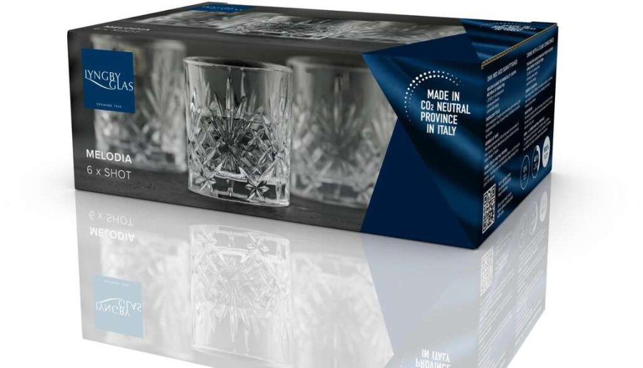 Lyngby Glas Melodia Shotglas 6 stk. 8 cl