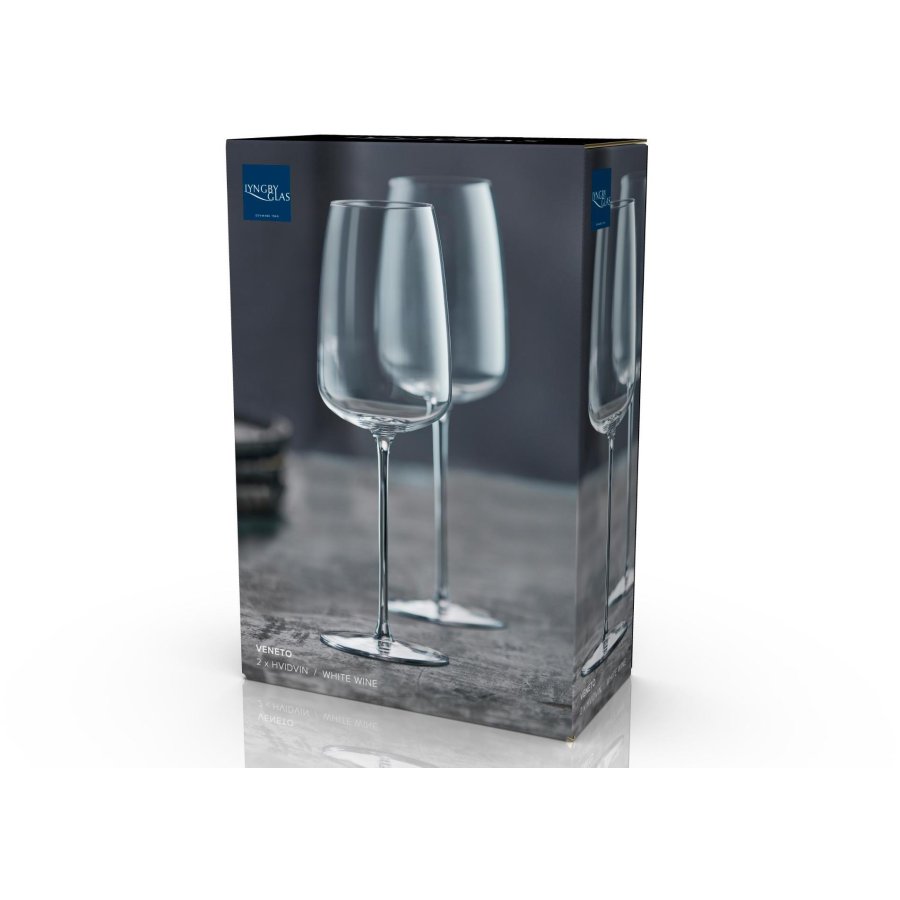 Lyngby Glas Veneto Hvidvinsglas 2 stk. 48 cl