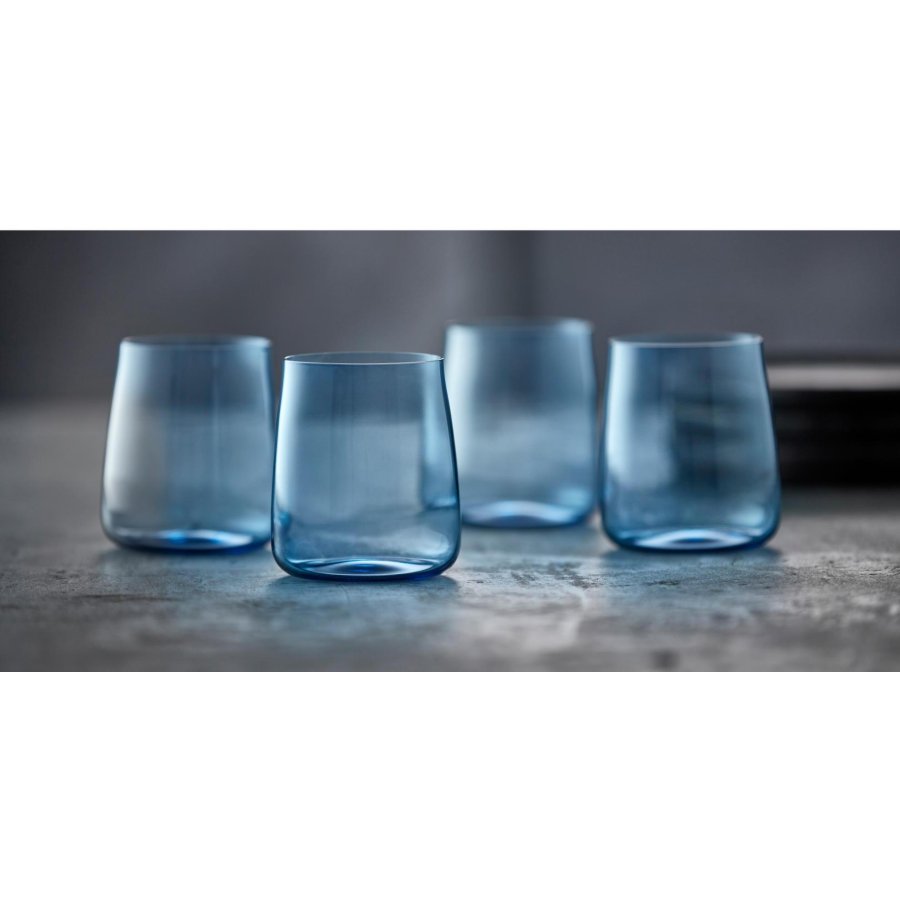 Lyngby Glas Zero Vandglas 4 stk. 42 cl, Bl