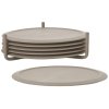 Zone Singles Glasuntersetzer 2er Set, Taupe