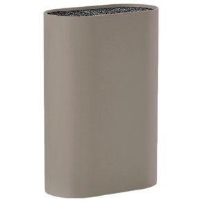 Zone Denmark Singles Messerblock 24x9 cm, Taupe
