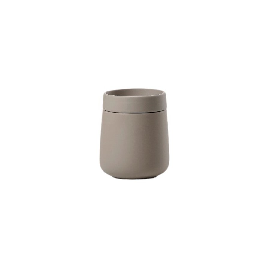 Zone Nova One Gef mit Deckel H8 cm, Taupe