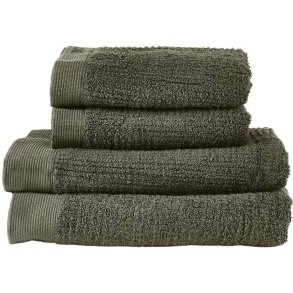 Zone Denmark Classic Hndklde 4 stk, Olive Green