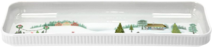 Pillivuyt Vinter Fad 36x12 cm, Hvid