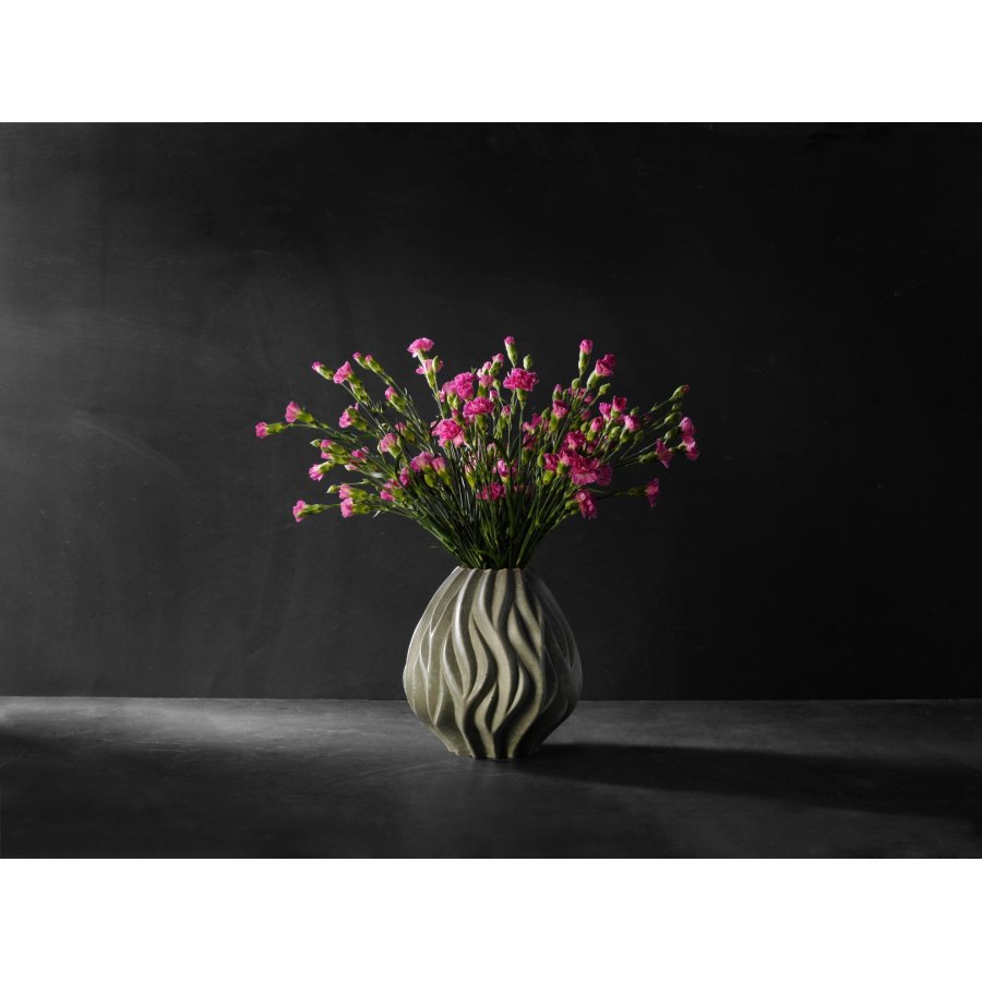 Mors Flame Vase H23 cm, Gr