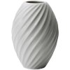 Mors River Vase H16 cm, Hvid