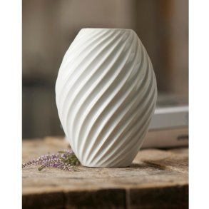 Morsø River Vase H21 cm, Hvid