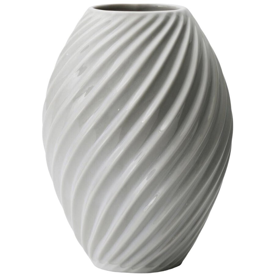 Mors River Vase H21 cm, Hvid