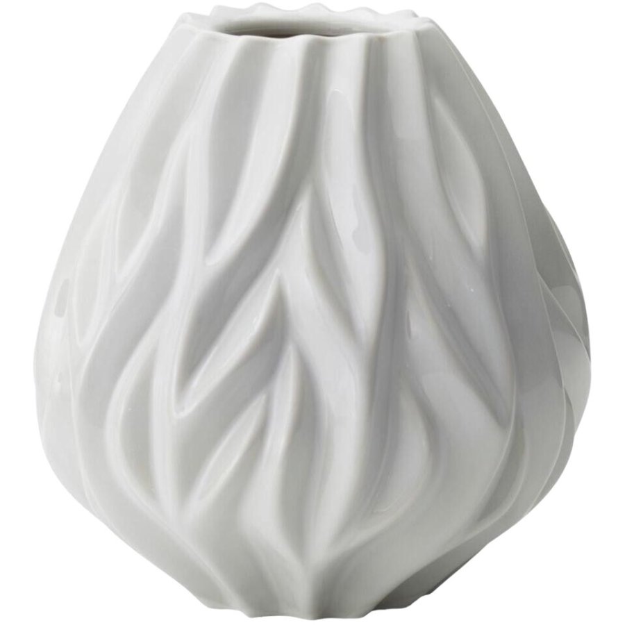 Mors Flame Vase H19 cm, Hvid