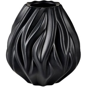 Morsø Flame Vase H15 cm, Sort