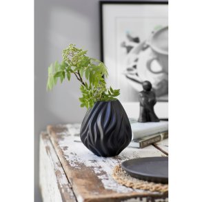 Morsø Flame Vase H19 cm, Sort