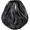 Mors Flame Vase H19 cm, Sort