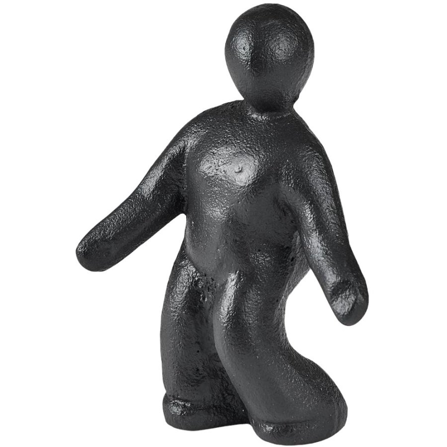 Mors Skulptur H14 cm, Sort