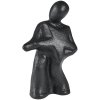 Mors Skulptur H14 cm, Sort