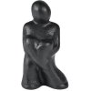 Mors Skulptur H13 cm, Sort