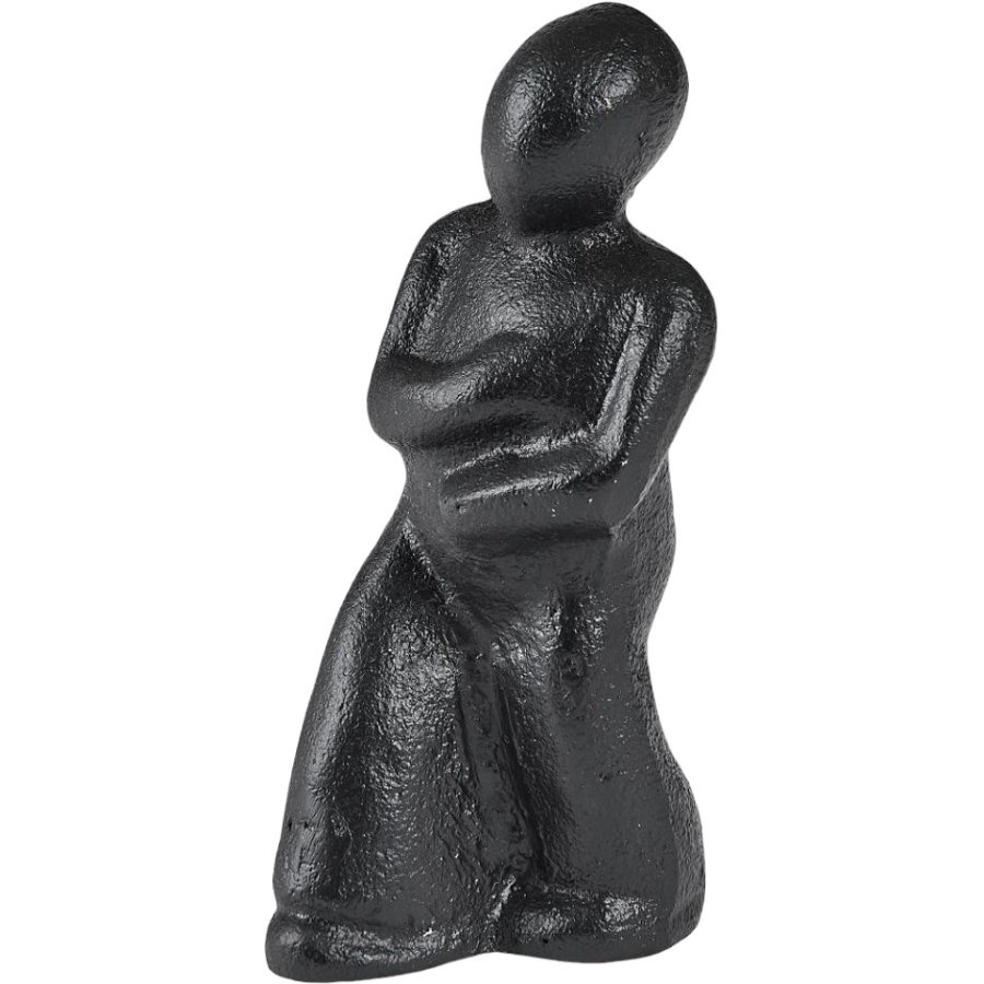 Mors Skulptur H13,5 cm, Sort