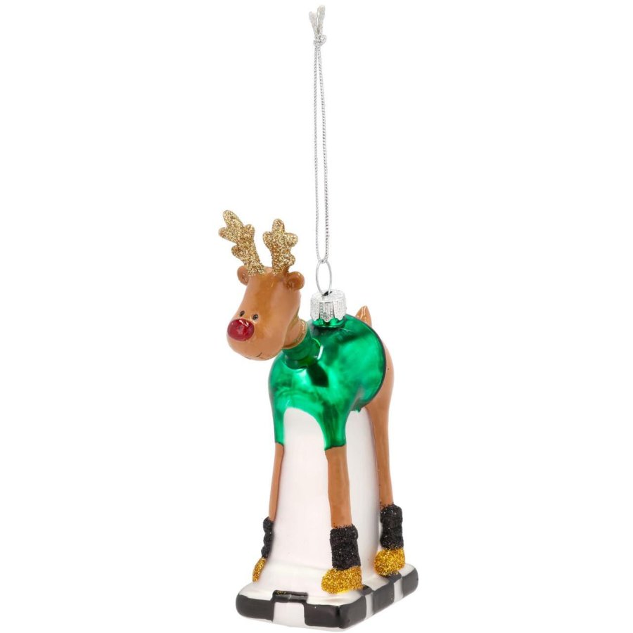 Medusa Copenhagen Rudolph Weihnachtsanhnger 13,2 cm, Grn