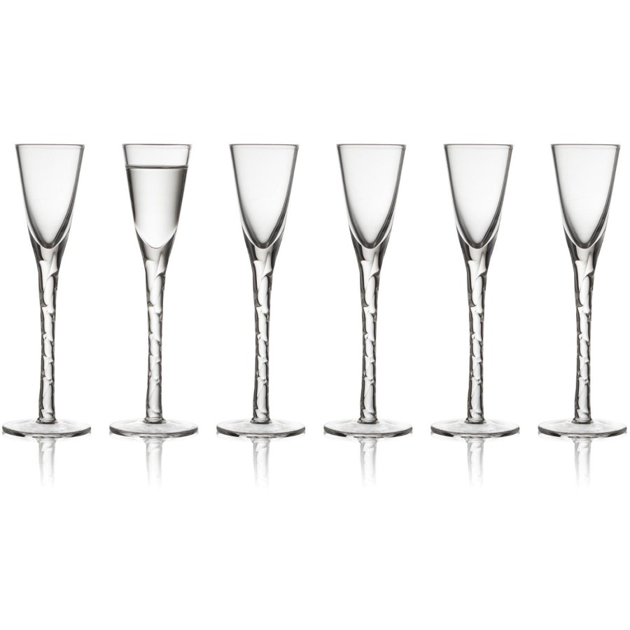 Lyngby Glas Paris Schnapsglas Klar 6er Set 2.5 cl