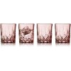 Lyngby Glas Sorrento Whiskyglas 4er Set 32 cl, Rosa