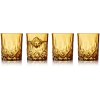 Lyngby Glas Sorrento Whiskyglas 4er Set 32 cl, Amber