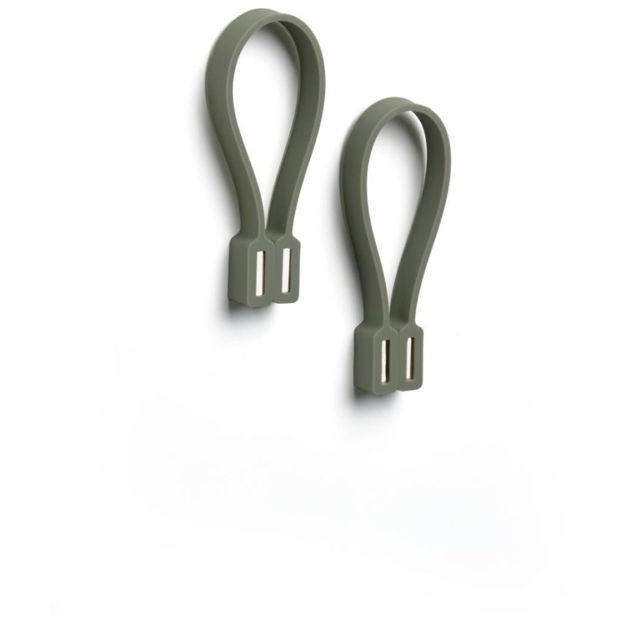 Zone Loop Magnet Handtuchhalter 9 cm 2er Set, Olive Green