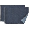 Sdahl Melange Tischset 33x48 cm 2er Set, Blau