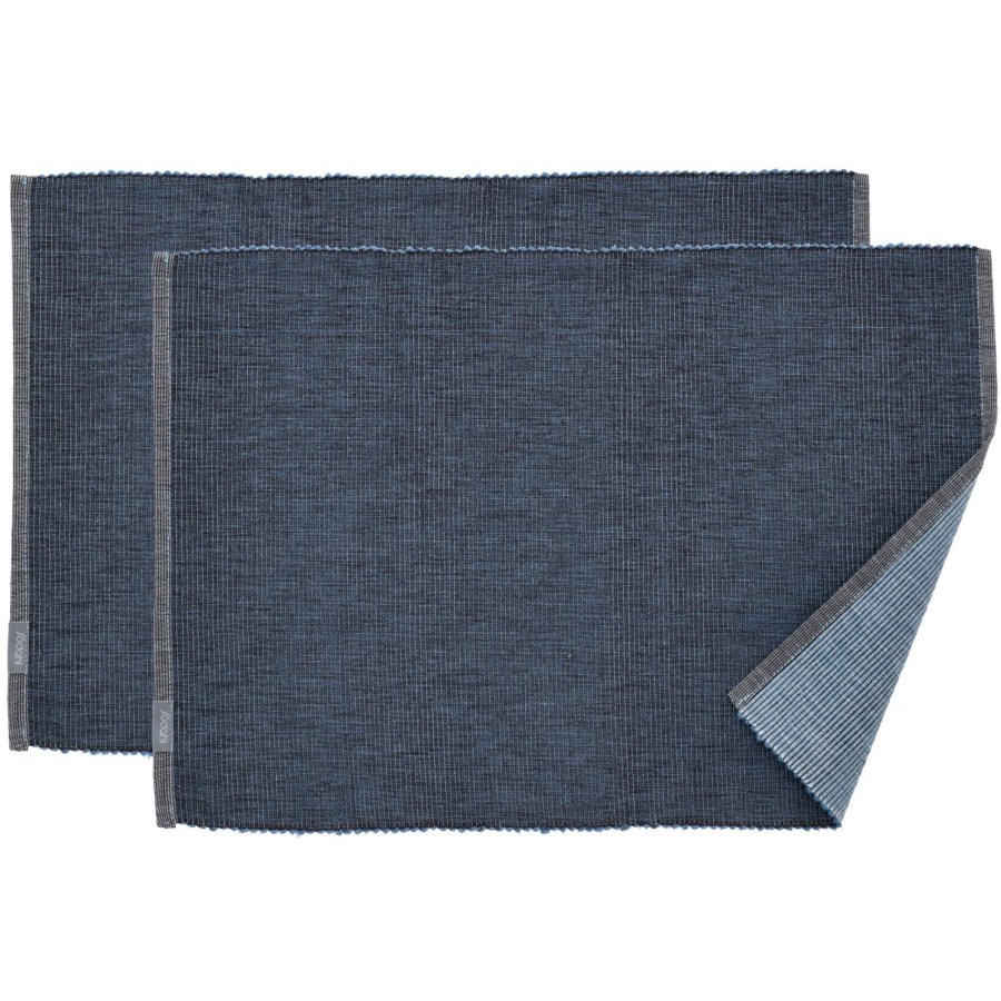 Sdahl Melange Tischset 33x48 cm 2er Set, Blau