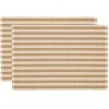 Sdahl Statement Stripe Tischset 33x48 cm 2er Set, Beige