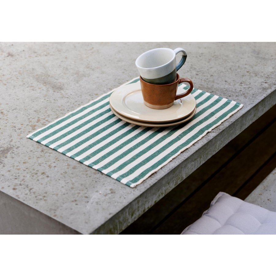 Sdahl Statement Stripe Tischset 33x48 cm 2er Set, Grn