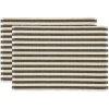 Sdahl Statement Stripe Tischset 33x48 cm 2er Set, Ash