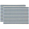 Sdahl Statement Stripe Tischset 33x48 cm 2er Set, Blau